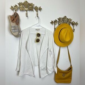 Spring Jones New York 100% cotton waterfall short cardigan Xl